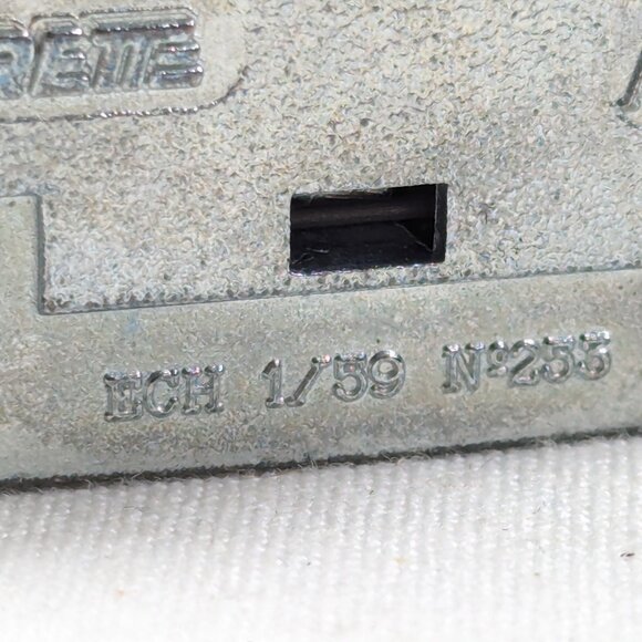 Vintage Majorette gold chrome Cadillac #253 convertible diecast toy car - Picture 8 of 9